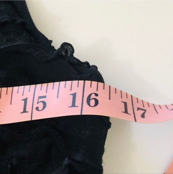 JS Collections Black Off-the-Shoulder Layered Ruffle Dress Women Size 12 - Picture 8 of 9